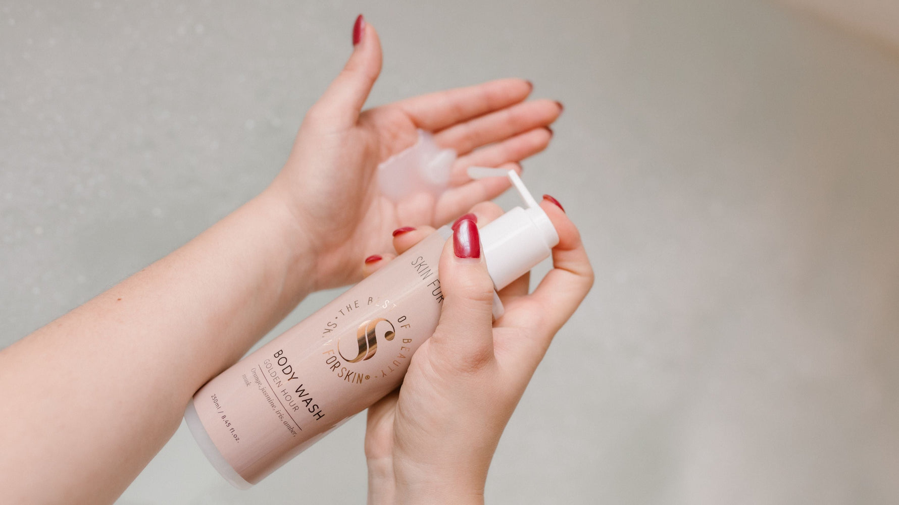 Body wash als basis van een geur routine