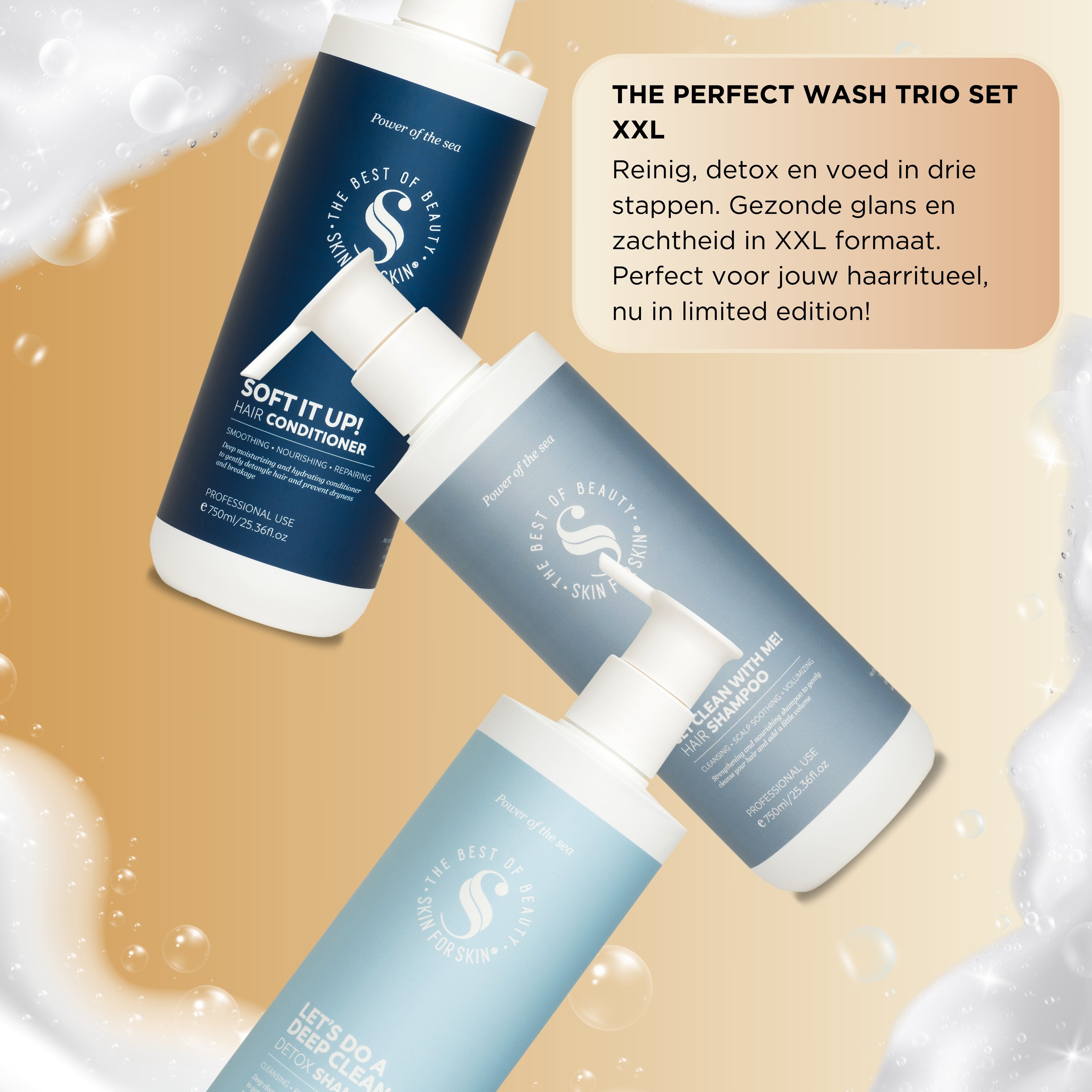 The perfect wash trio set XXL