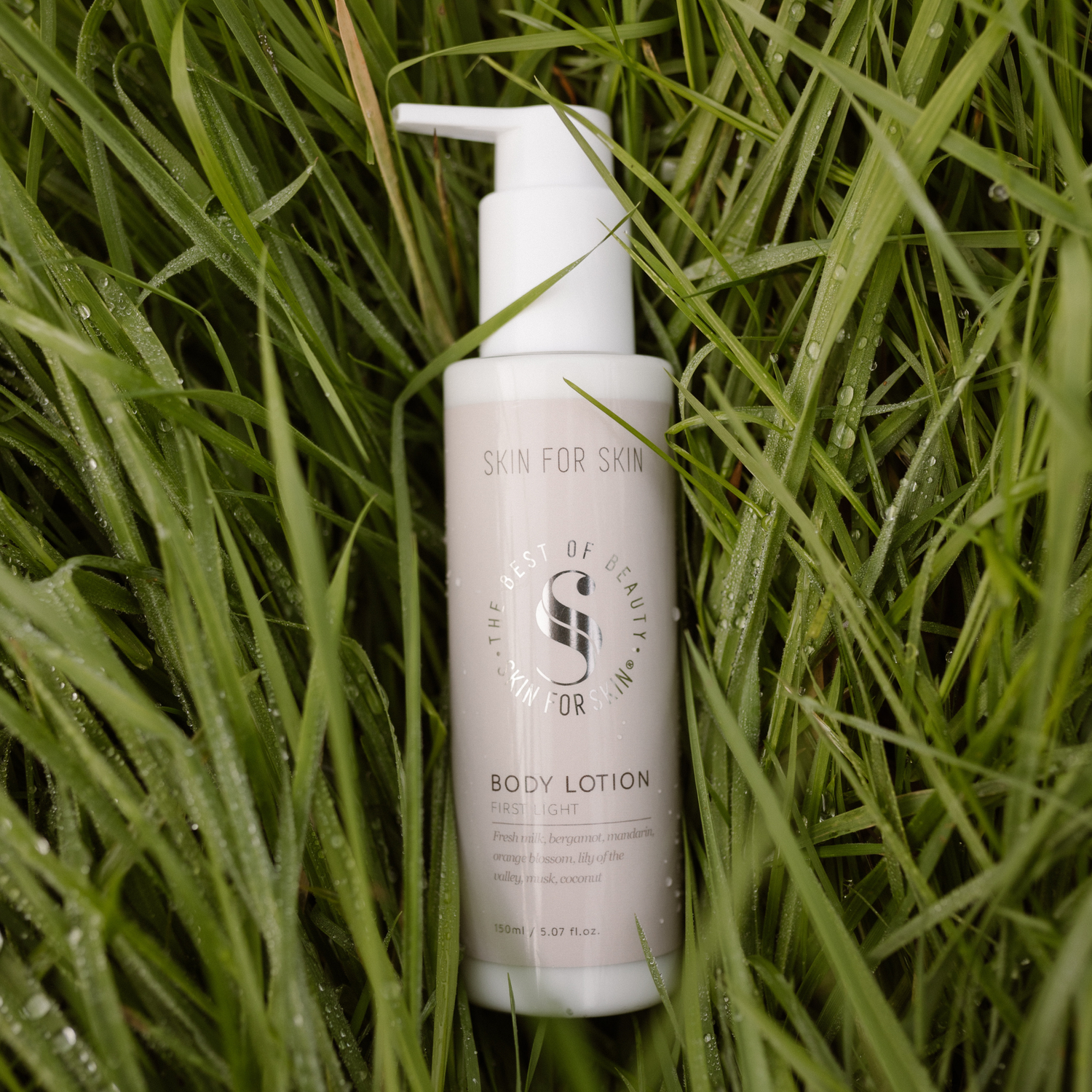 Body lotion first light