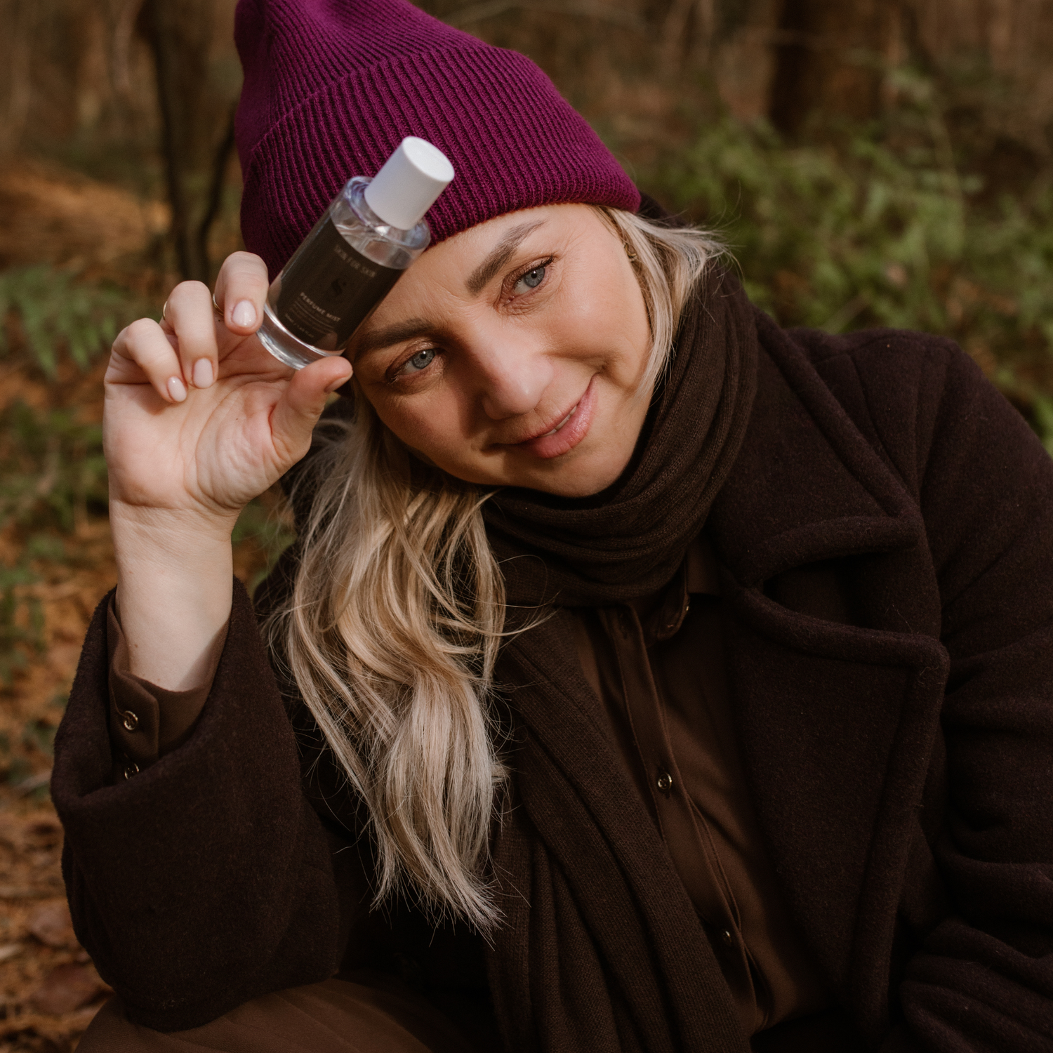 Mardien founder met parfume mist