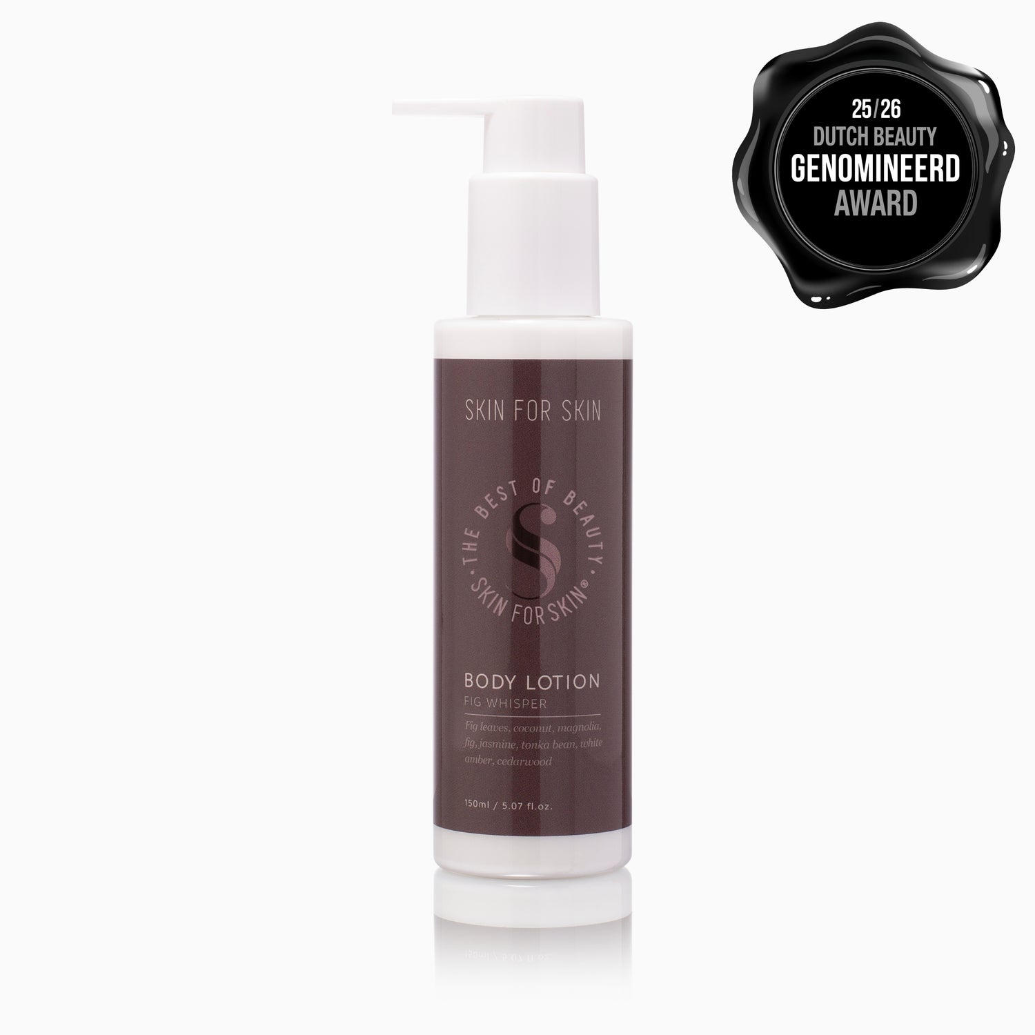 De Body Lotion Fig Whisper van Skin for Skin met een verzorgende formule en luxe geur.