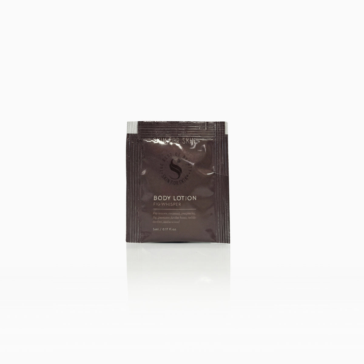 Skin for Skin body lotion sample Fig Whisper lichaamsverzorging sachet