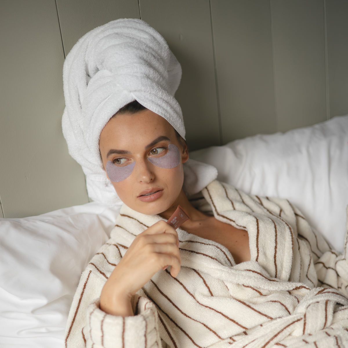 Skin for Skin oogmasker gebruik model