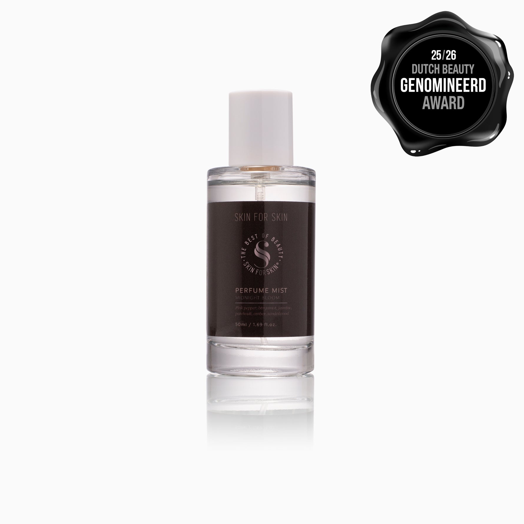 De Perfume Mist Midnight Bloom van Skin for Skin met een warme en sensuele geur