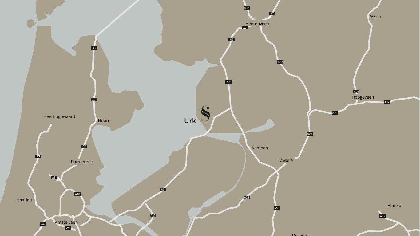 Kaart met de locatie van de Skin for Skin schoonheidssalon en Japanese Headspa in Urk