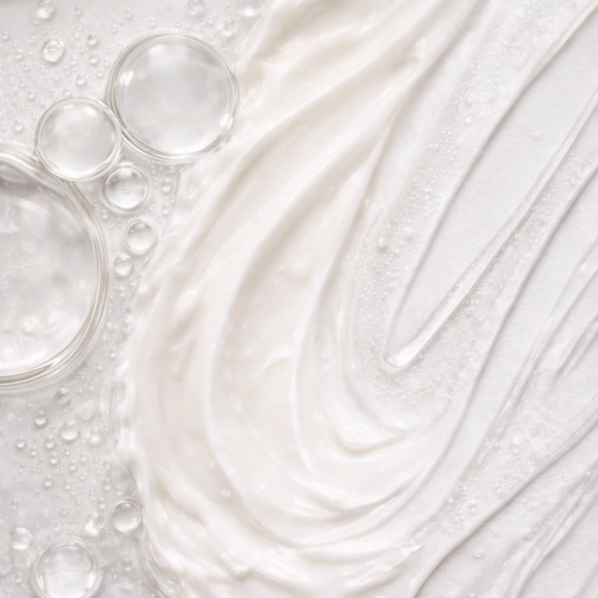 Textuur van de producten uit The Instant Glow Set van Skin for Skin.