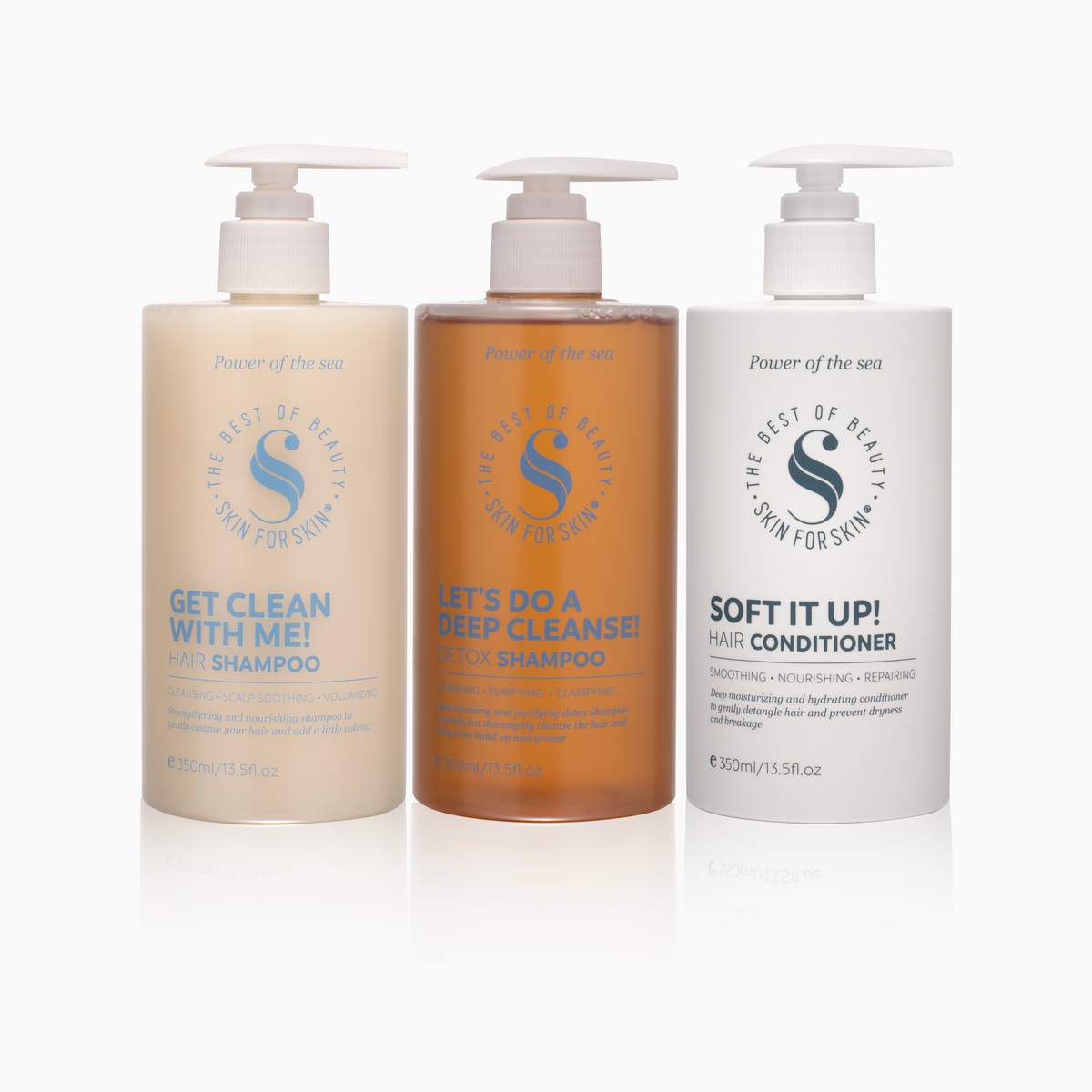 De Perfect Wash Trio van Skin for Skin met shampoo's en conditioner