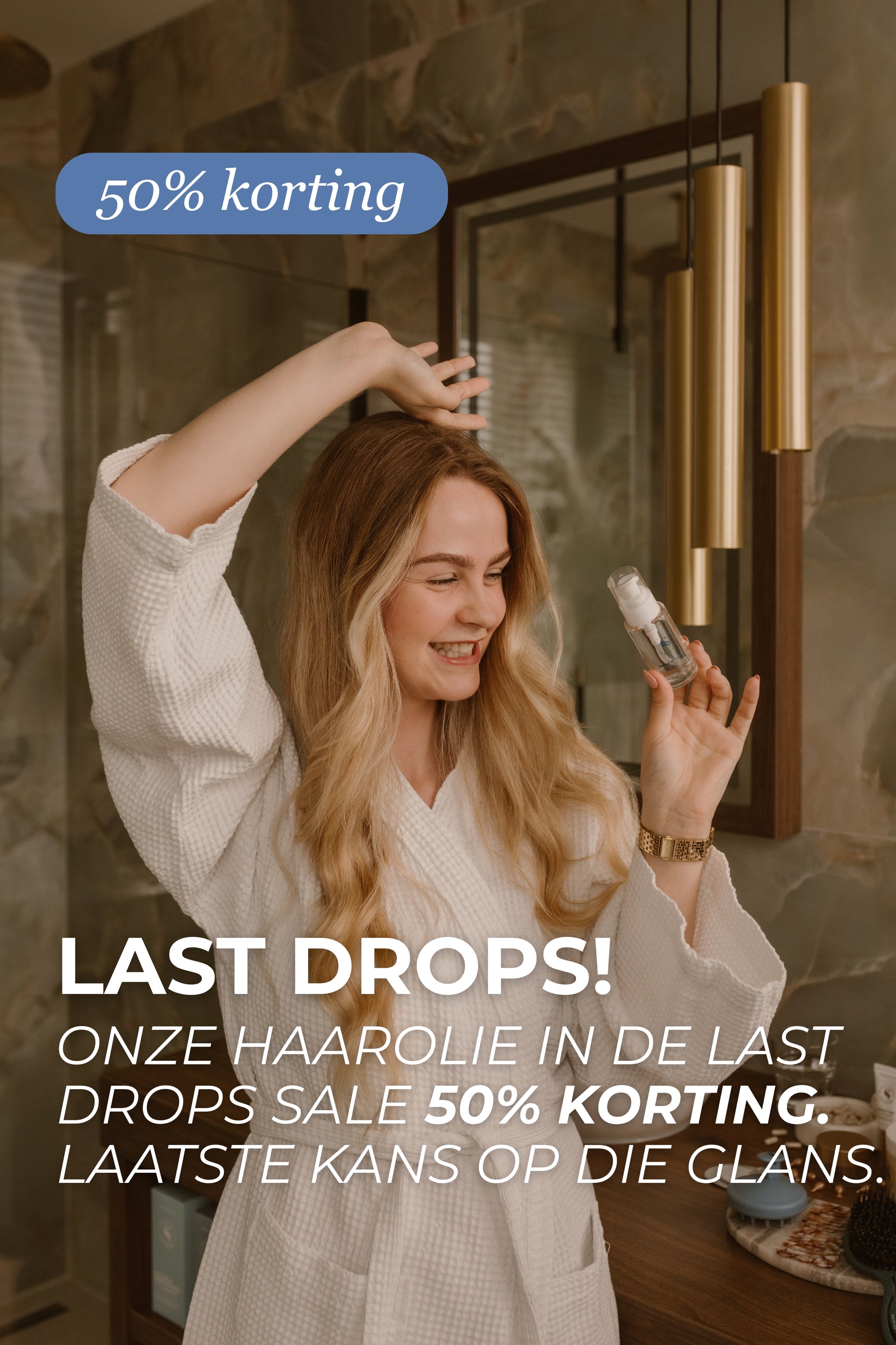 pop_up haarolie 50% korting Skin for Skin