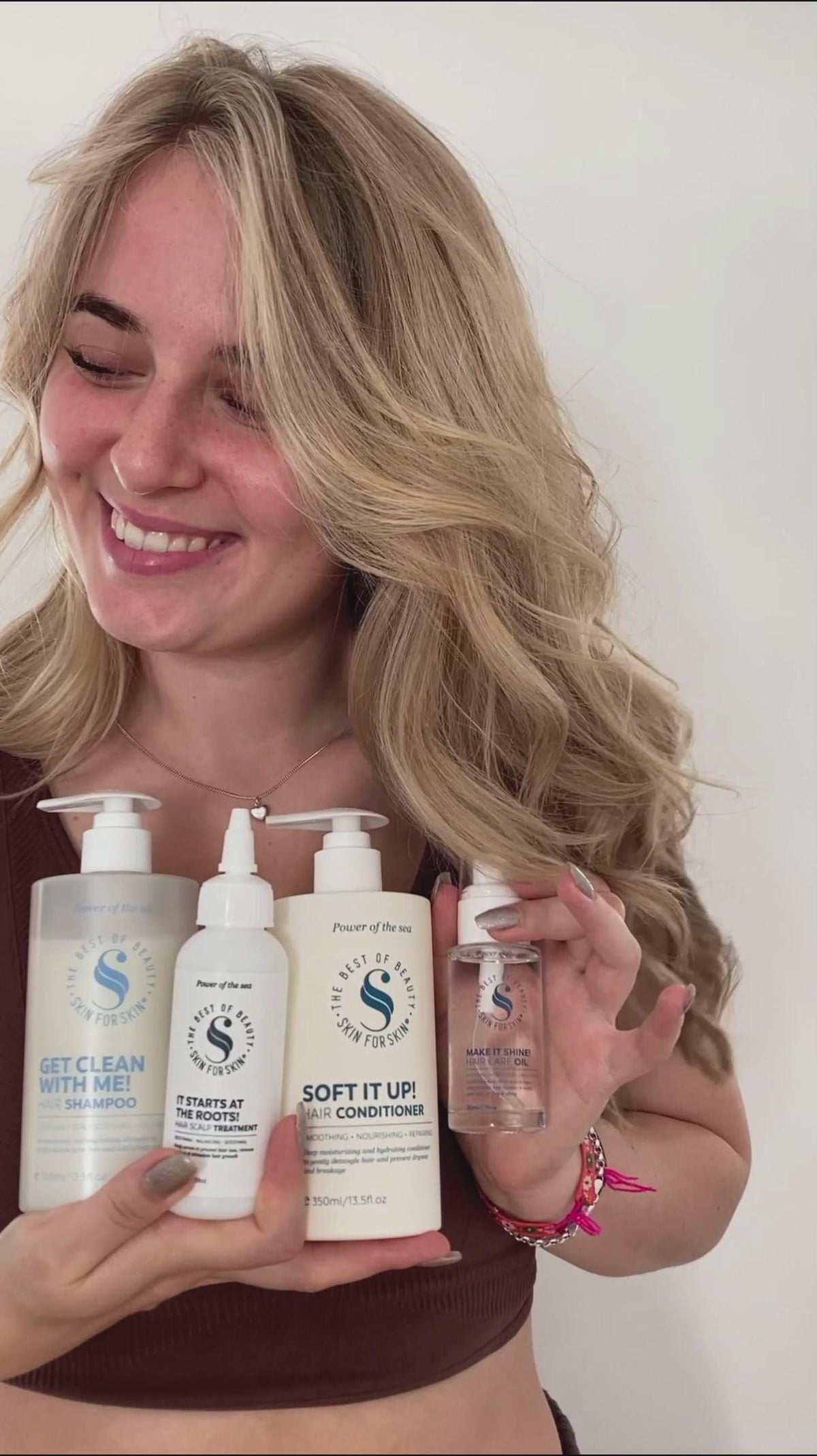 Skin for Skin haar routine video