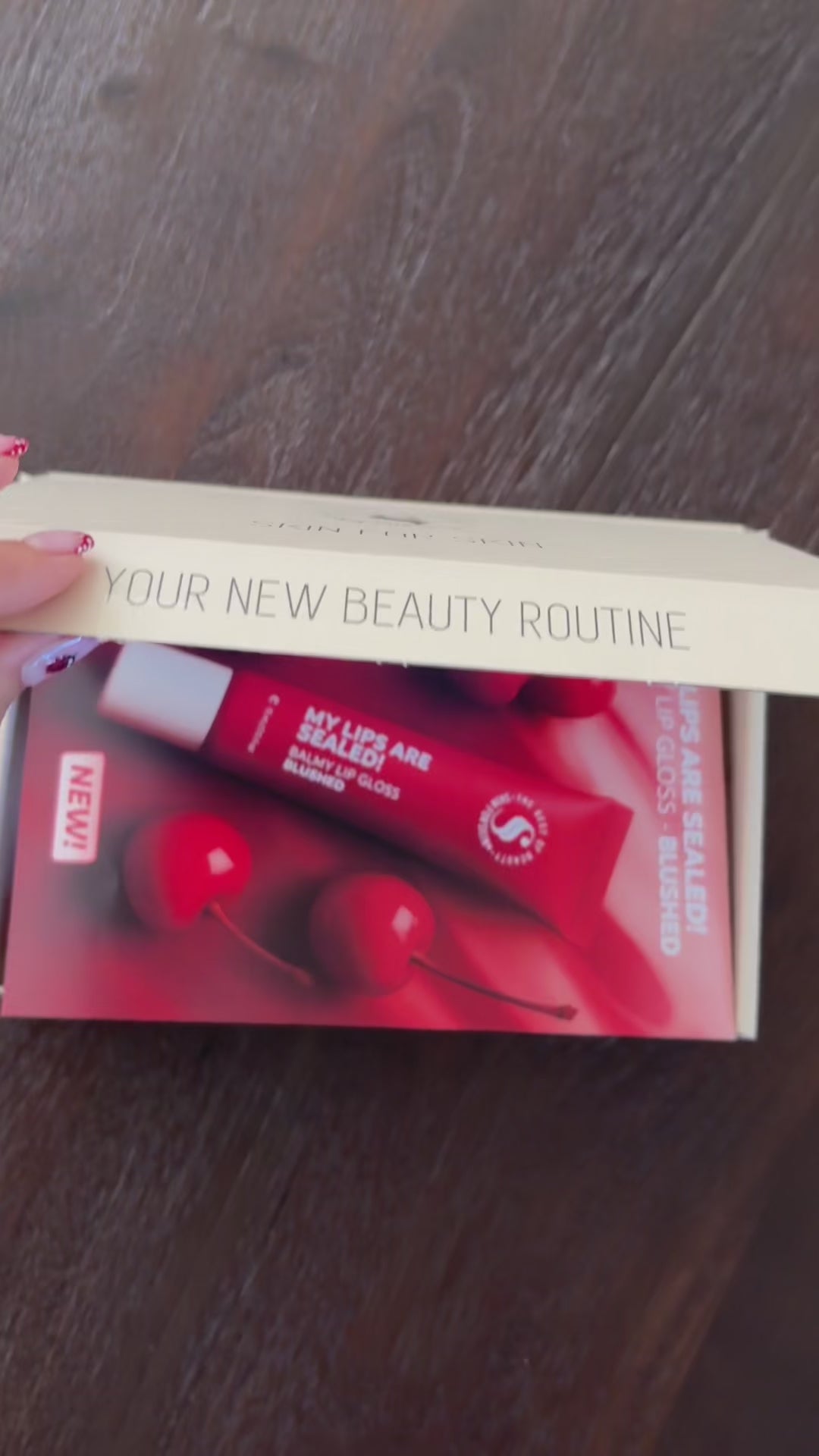Skin for Skin balmy lip gloss blushed video