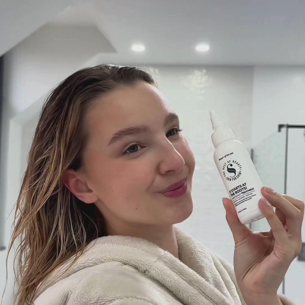 Skin for Skin it starts at the roots scalp treatment video