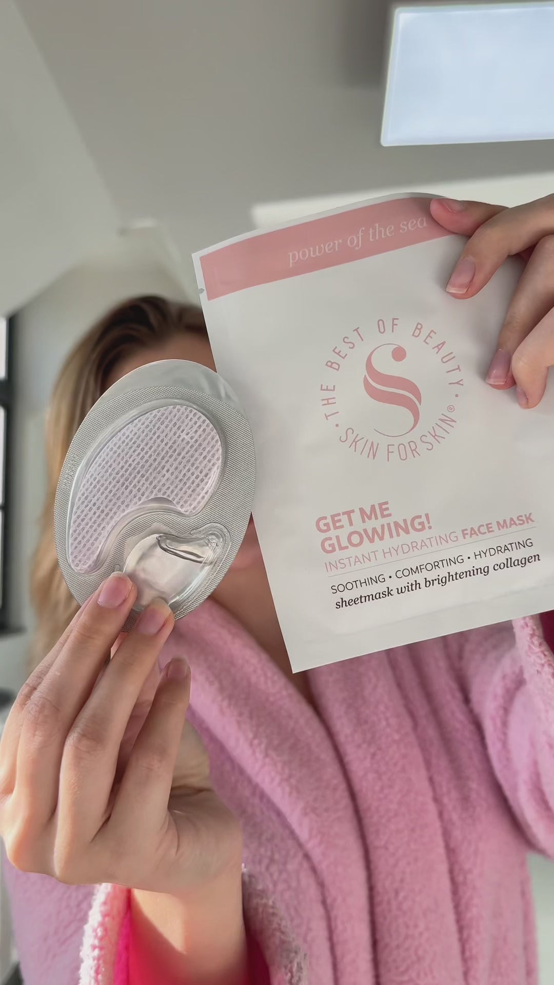 Skin for Skin instant glow kit video